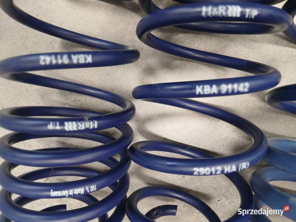 SPRĘŻYNY OBNIŻAJĄCE HR 290121 PRZÓD TYŁ DO FORD śląskie Szczerbice