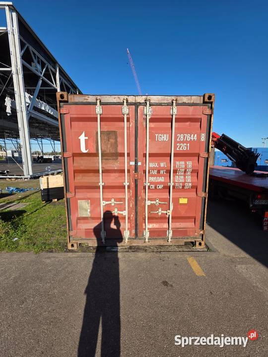 Kontener morski 20 DV 6 metrowy POLKONT Pewny Biznes i Przemysł Elbląg