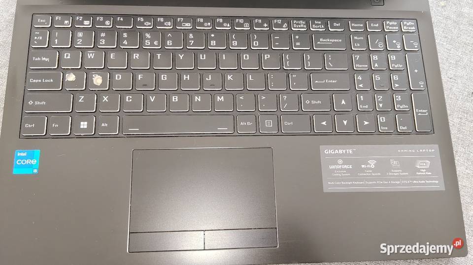 Laptop gamingowy Gigabyte Wąbrzeźno