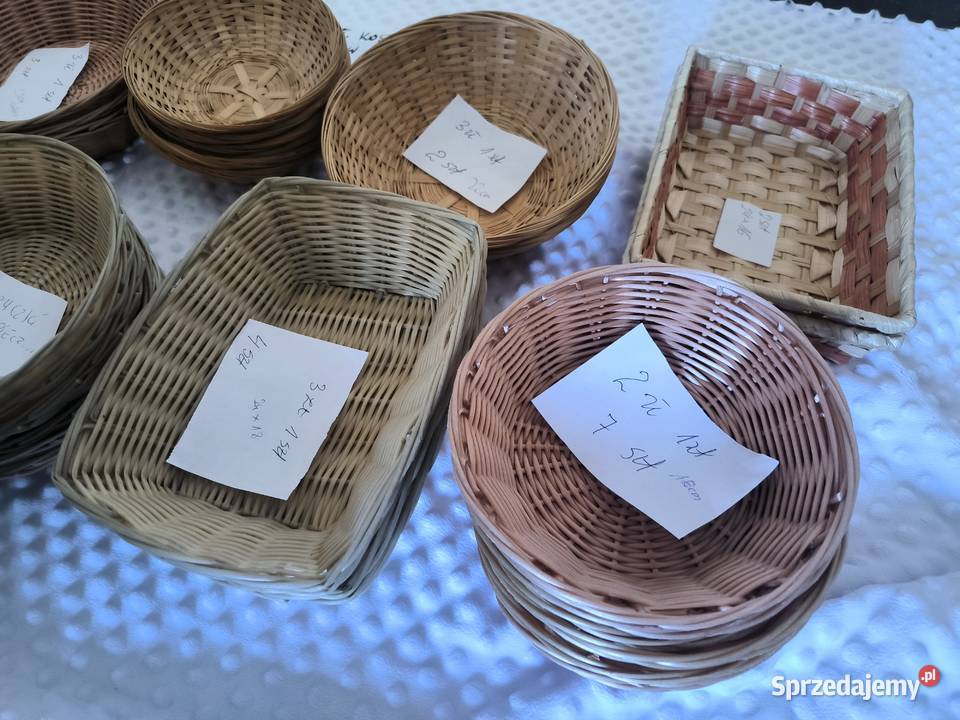 Sprzedam Duży zestaw koszyków na pieczywo 34 Wojcieszyn sprzedam
