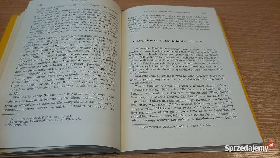 Z dziejów wojennych Pomorza Zachodniego Cedynia Książki naukowe i popularnonaukowe pomorskie Gdańsk