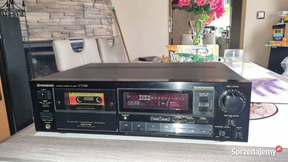 Magnetofon kasetowy Pioneer CT445 Dolby B C HX Warta