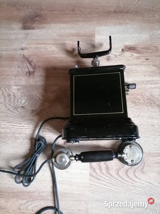 Stary telefon na korbke z lat 50 lat 30 tych małopolskie Kraków