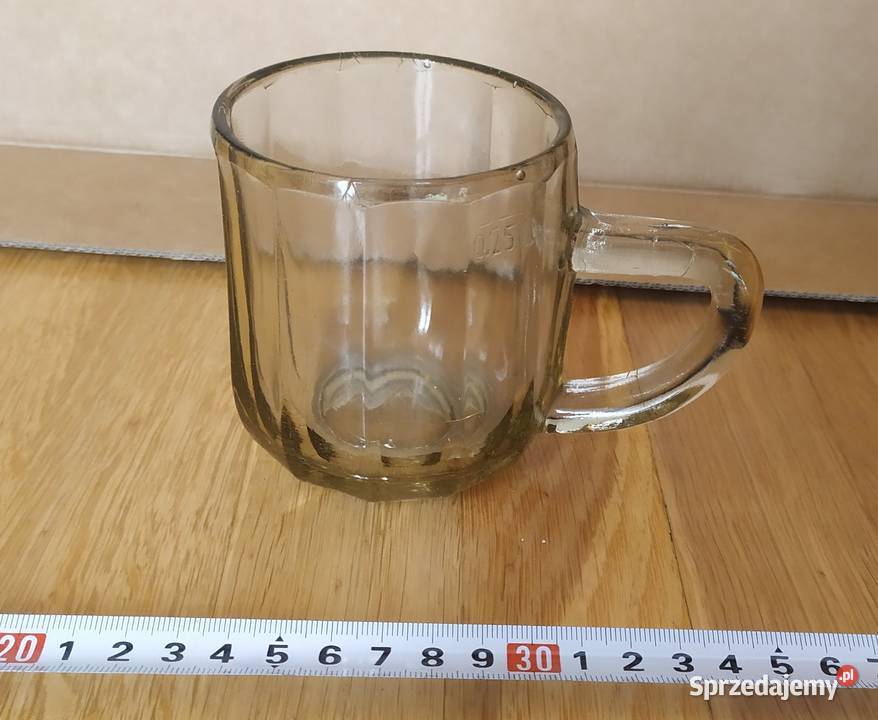 333 KUBEK szklany w każdej kuchnii PRL RETRO