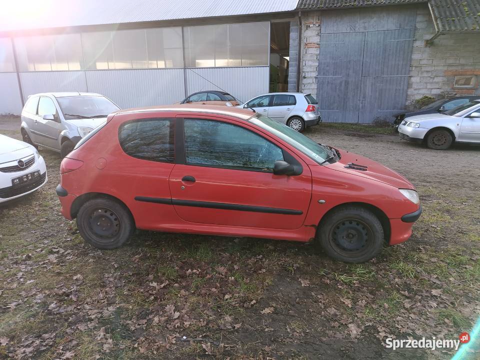 Peugeot 206 11 2000 r dawca części wielkopolskie Szklarka Myślniewska