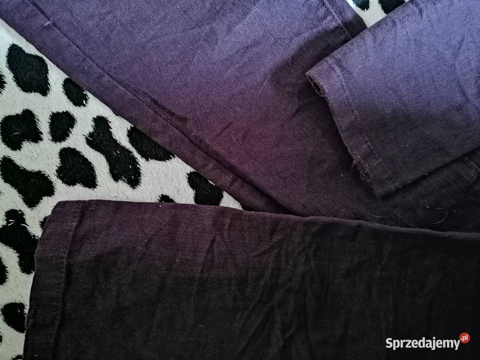 BERSHKA spodnie jeansowe dżinsy zwężane rurki wielkopolskie