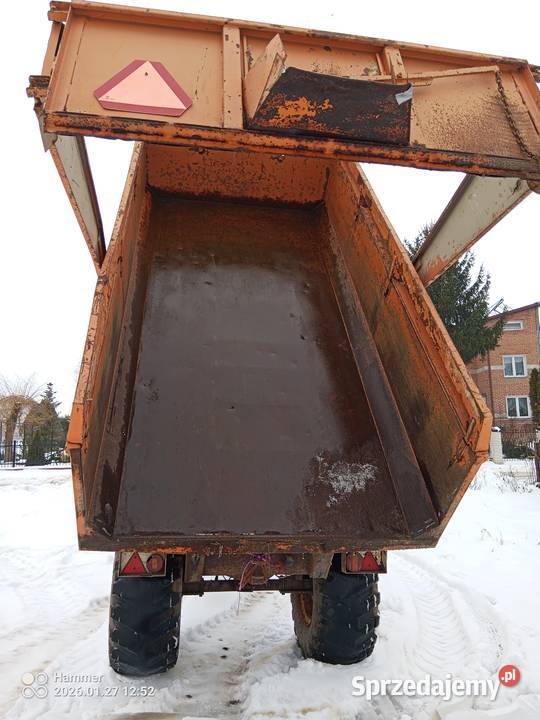 Przyczepa wywrotka skorupowa 8 ton Możliwość Przyczepy rolnicze Kurów