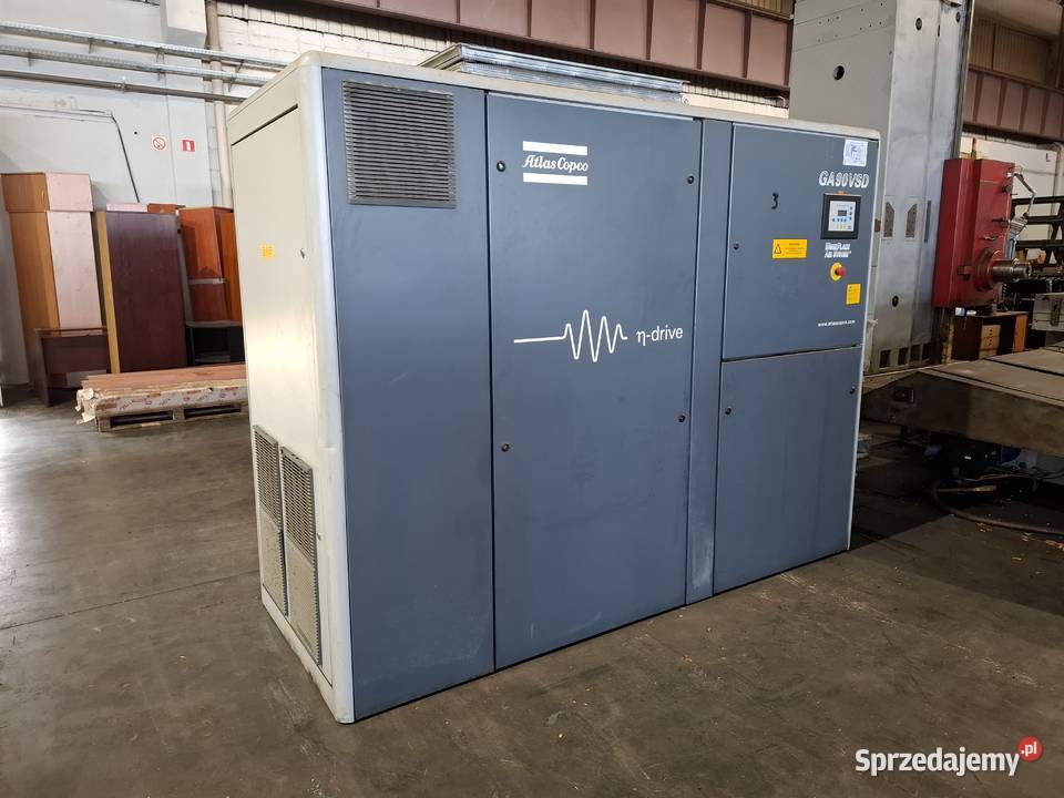 KOMPRESOR ŚRUBOWY Atlas Copco GA 90VSD małopolskie Andrychów