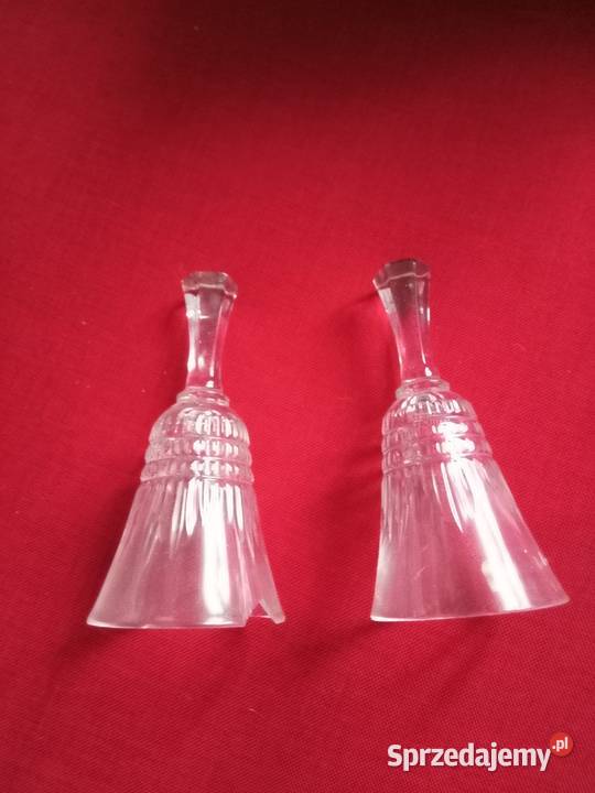 Kryształy w kształcie dzwoneczków Porcelana i szkło Świdnica