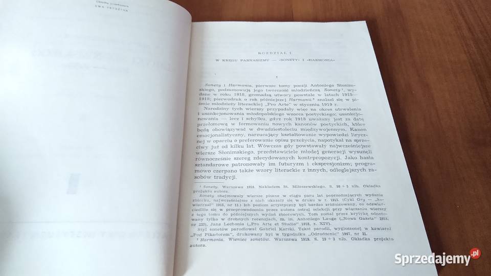 Liryki Słonimskiego 19181935 Alina Kowalczykowa sprzedam