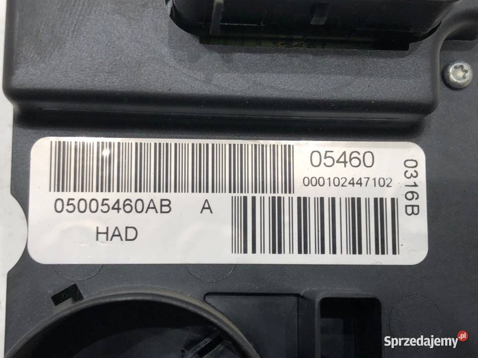 PANEL STEROWANIA NAWIEWU CHRYSLER PACIFICA