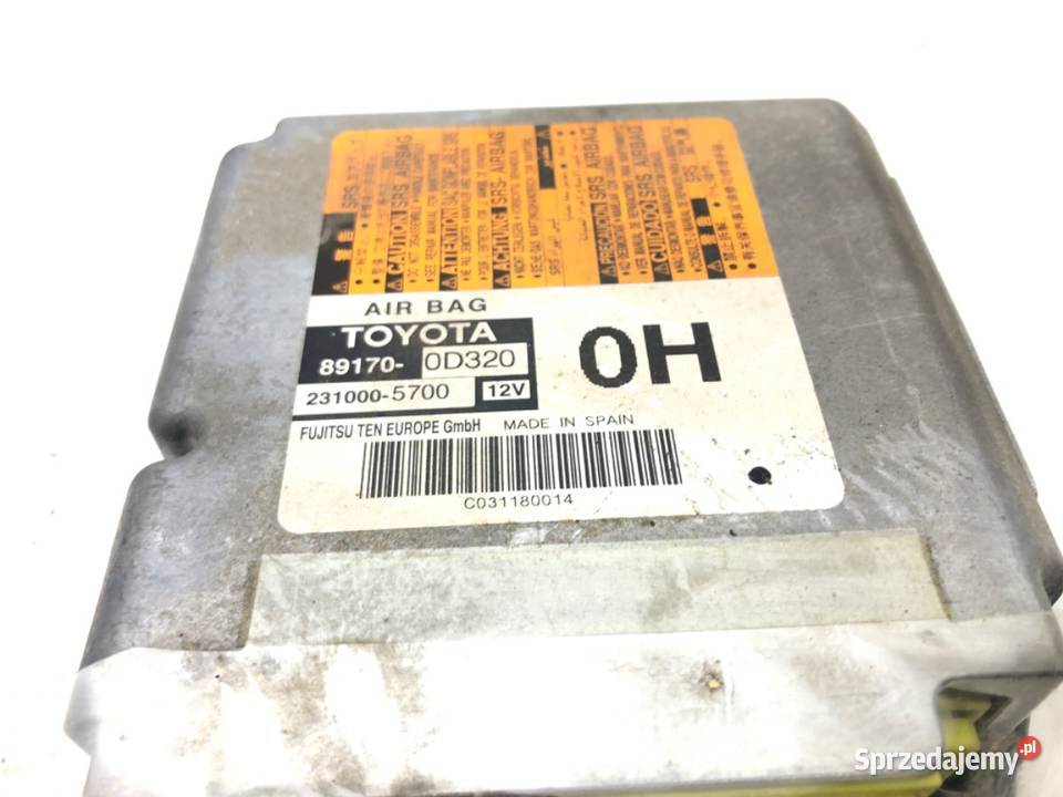 SENSOR AIRBAG TOYOTA YARIS III 891700D320