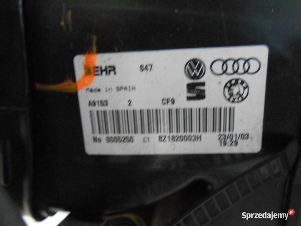 NAGRZEWNICA KLIMA BELKA KONSOLI AUDI A2 14 TDI