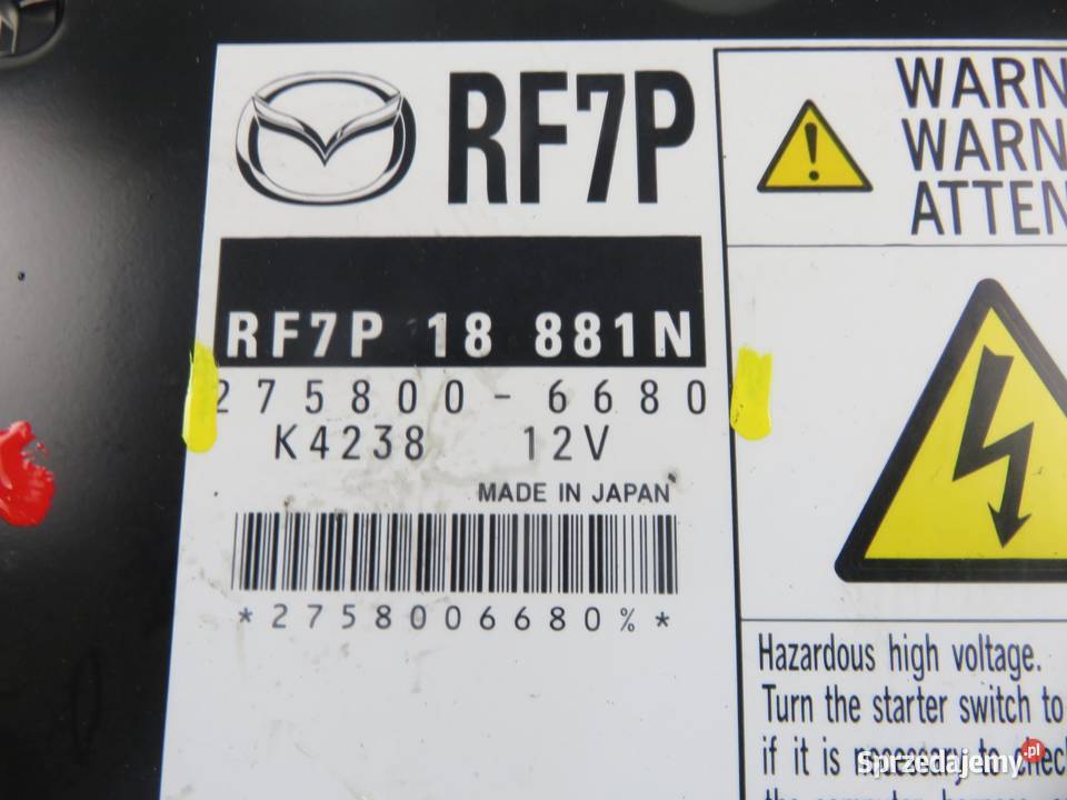 STEROWNIK MAZDA 5 20 MZRCD 2758006680 sprzedam