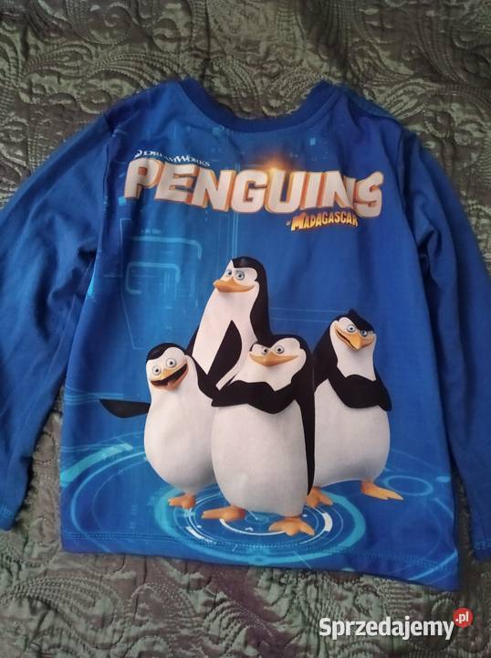 Bluzka chłopięca Pingwiny z Madagaskaru Bluzki, koszulki i kaftaniki