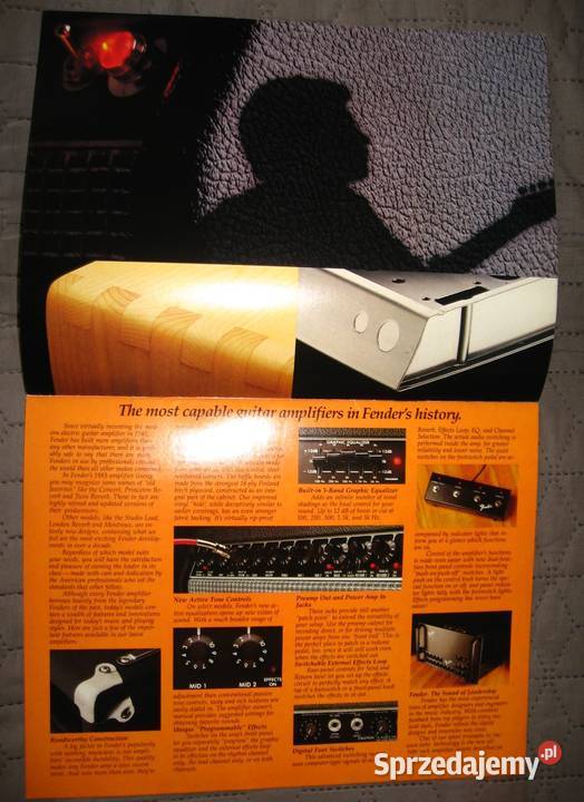 Fender Guitar Amplifiers katalog wzmacniaczy Fender Kępice sprzedam