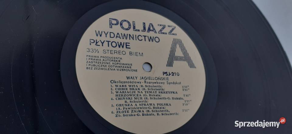 Wały Jagiellońskie Okolocznościowy Rozrywkowy Płyty i kasety
