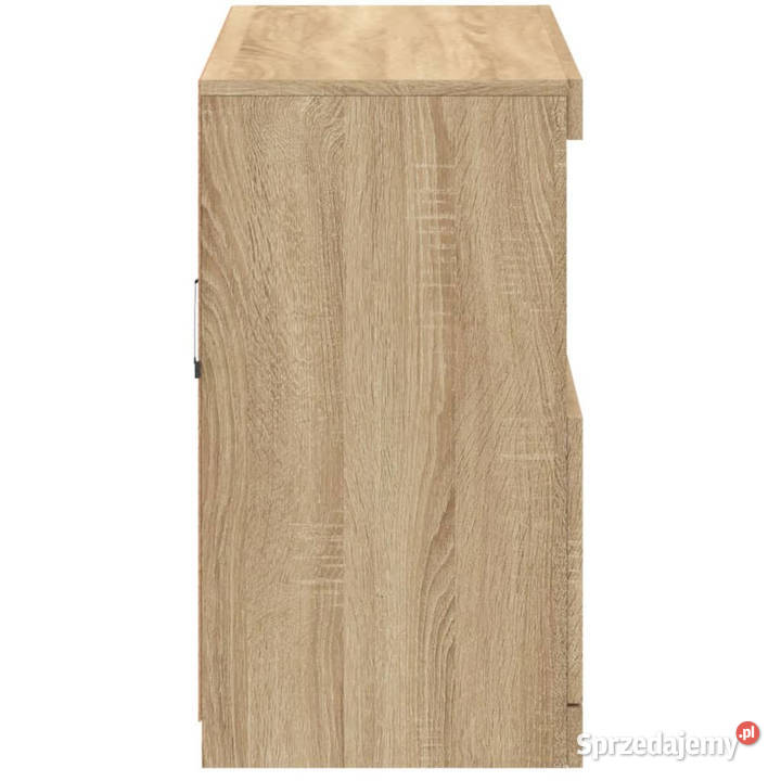 Szafka z oświetleniem LED dąb sonoma 81x37x67