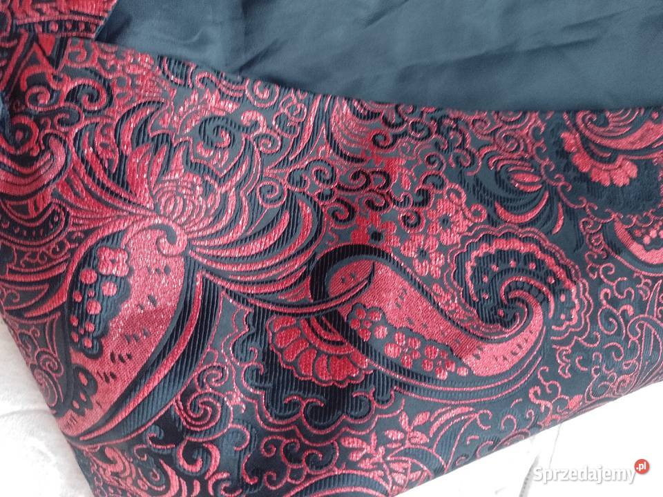 4XL5XL Czerwono czarna kamizelka garniturowa z Odzież wyjściowa Kraków
