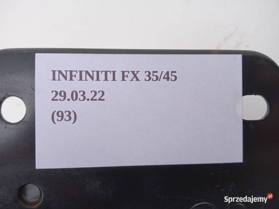 STREFA ZGNIOTU TYŁ PRAWA LEWA INFINITI FX35 FX45 Nowy Tomyśl sprzedam