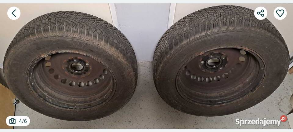 Dwa koła wielosezonowe zima 5x112 15 VW opony sprzedam