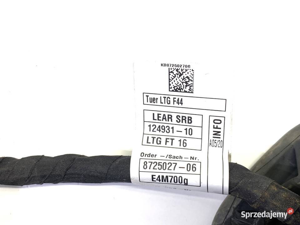 WIĄZKA DRZWI PRZÓD LEWY BMW F44 8724983 20 178