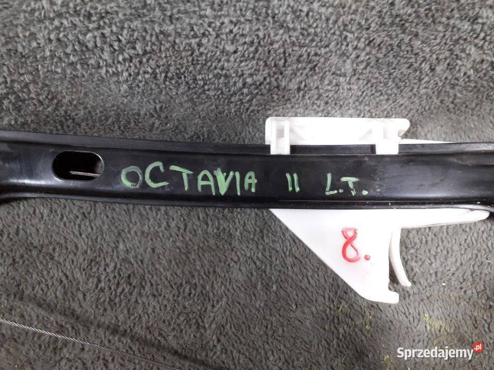 Mechanizm prowadnica szyby Skoda Octavia II Lewy