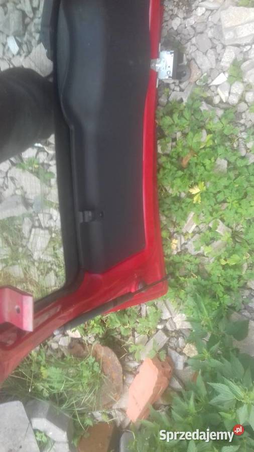 Klapa tylna bagażnika kompletna czerwona Opel Kraków