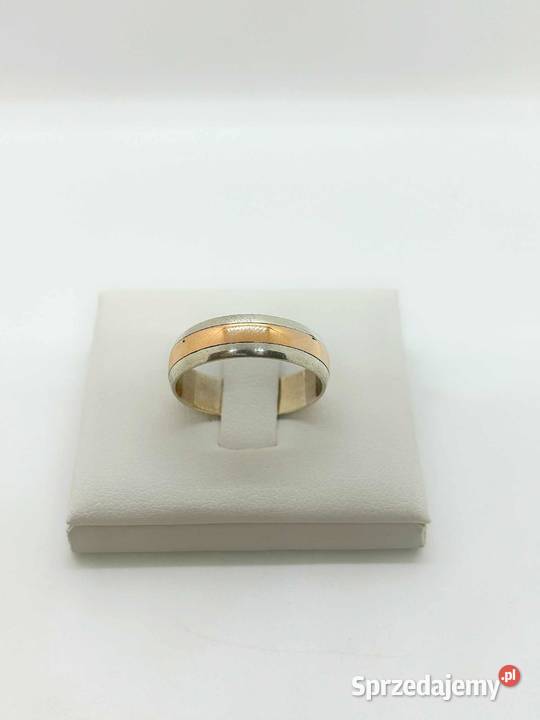 Złota Obrączka pr 585 925 335g Rozmiar 19 Obrączki Elbląg