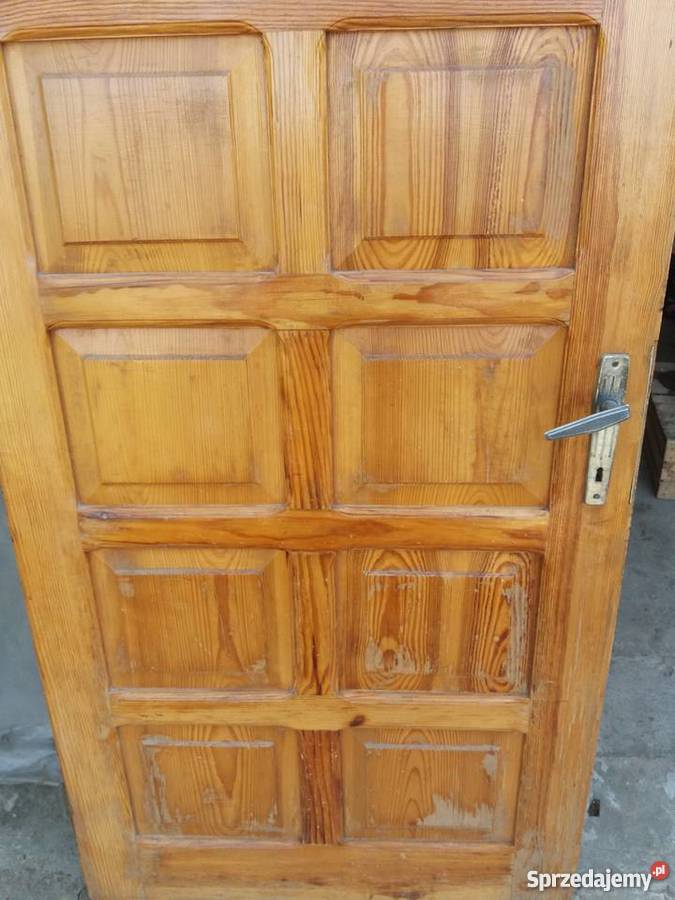 Drewniane drzwi filunkowe Krępa Górna