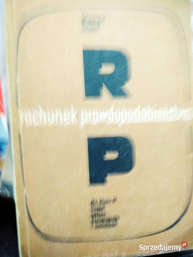 Rachunek prawdopodobieństwa Szlenk księgarnie mazowieckie Warszawa