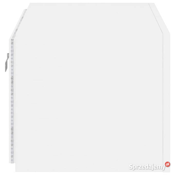 Ścienna szafka TV z LED biała 60x35x31 WM837267 Warszawa