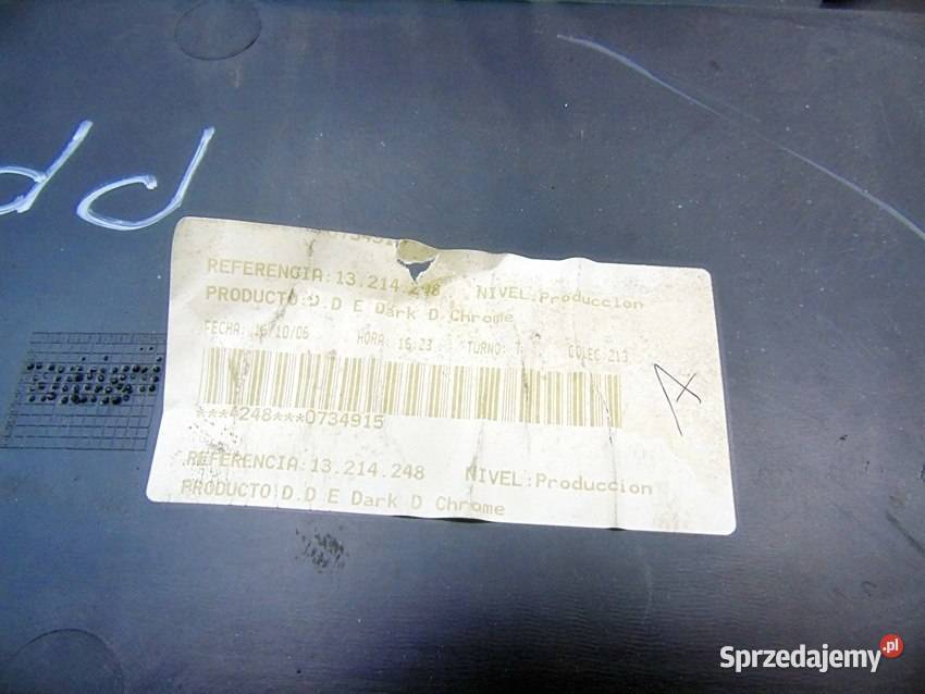 Boczek tapicerka drzwi prawy przód Opel Meriva A śląskie