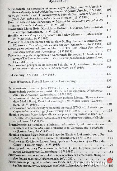 Jan Paweł II w krajach beneluksu i w sprzedam