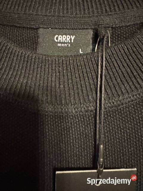 Sweter męski L Carry z bawełny nowy z metką Częstochowa