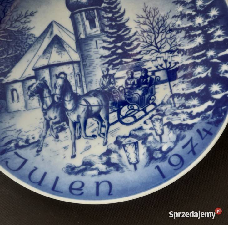 Kolekcjonerski talerz świąteczny Bareuther Porcelana i szkło Antyki, Sztuka, Kolekcje Rotmanka sprzedam