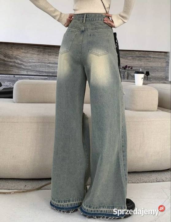 Spodnie sprany denim Lipia Góra