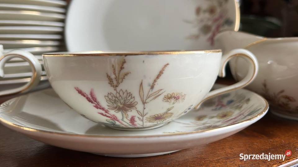 Talerz śniadanie Royal Ivory Łączka Bohemia Made pomorskie Gdańsk