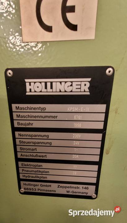 ZGRZEWARKA JEDNOGŁOWICOWA HOLLINGER KPSMEIX Herby