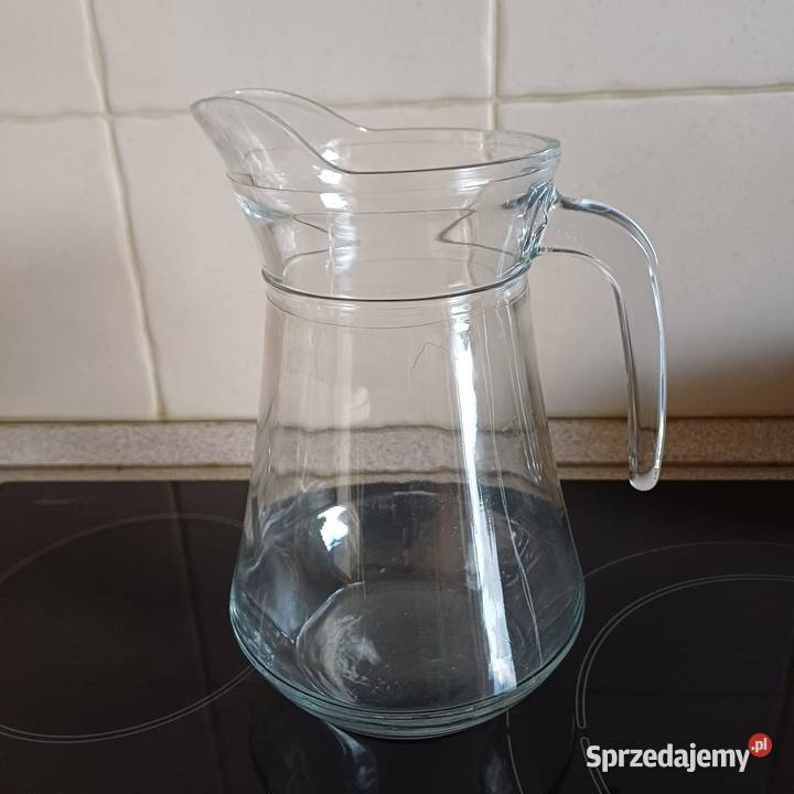 Dzbanek szklany 1500ml z uchem rączką Sieradz
