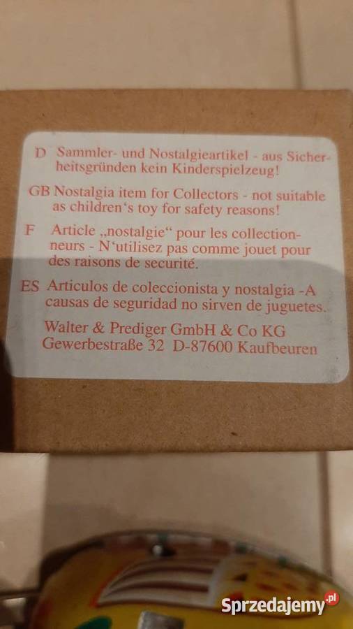 Zabawka Metalowa Nakręcana Kaczuszki w Rzędzie Nowa Sól