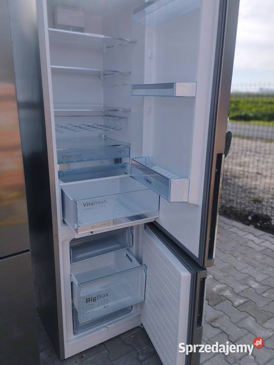 Bosch Lodówko zamrażarka 200 srebrna inox Lodówki i zamrażarki Szamotuły