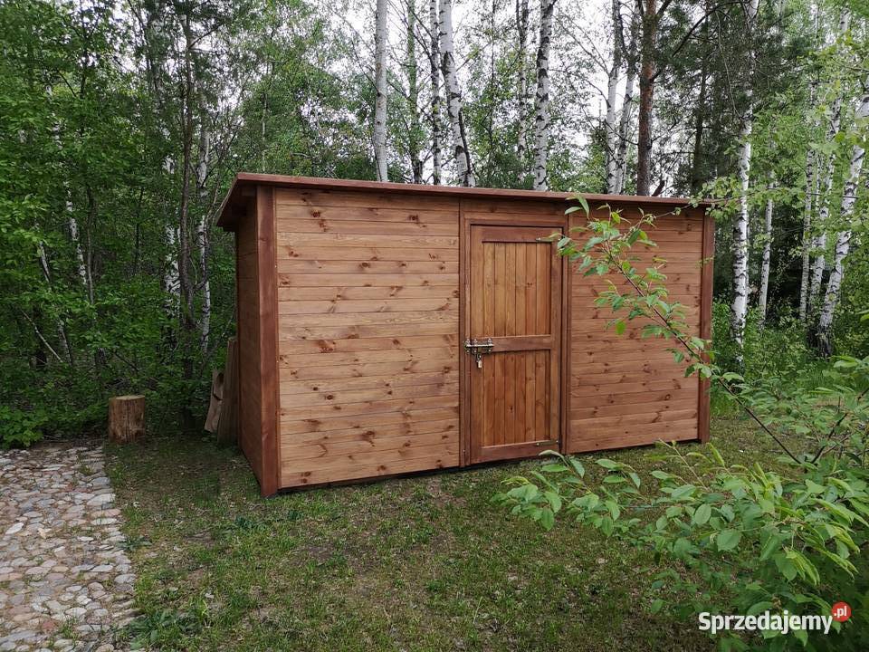 Domek narzędziowy 4 x 15m z dachem prostym Kalety