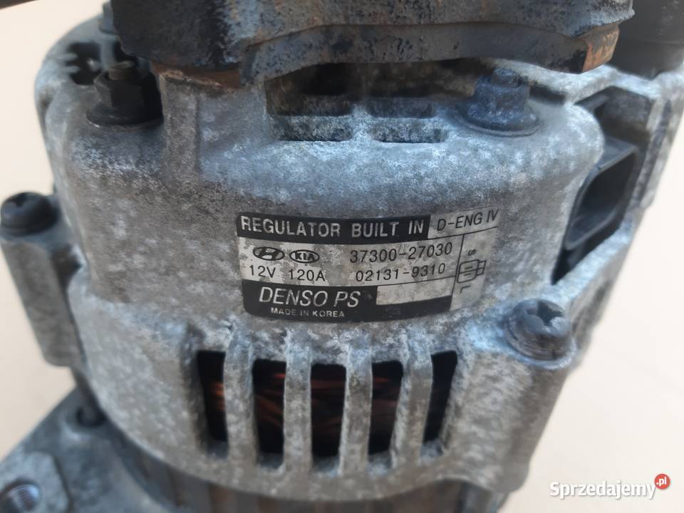 KIA HYUNDAI 20 23 CRDI ALTERNATOR ORYGINAŁ Bieleń sprzedam