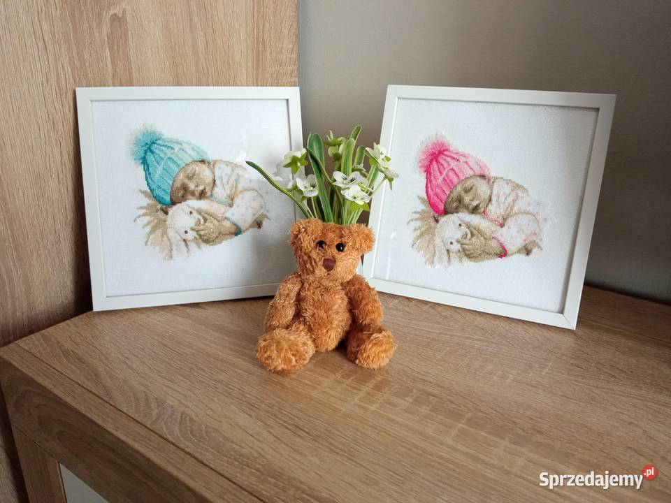 Metryczka dziecko w czapce wielokolorowy Olsztyn sprzedam