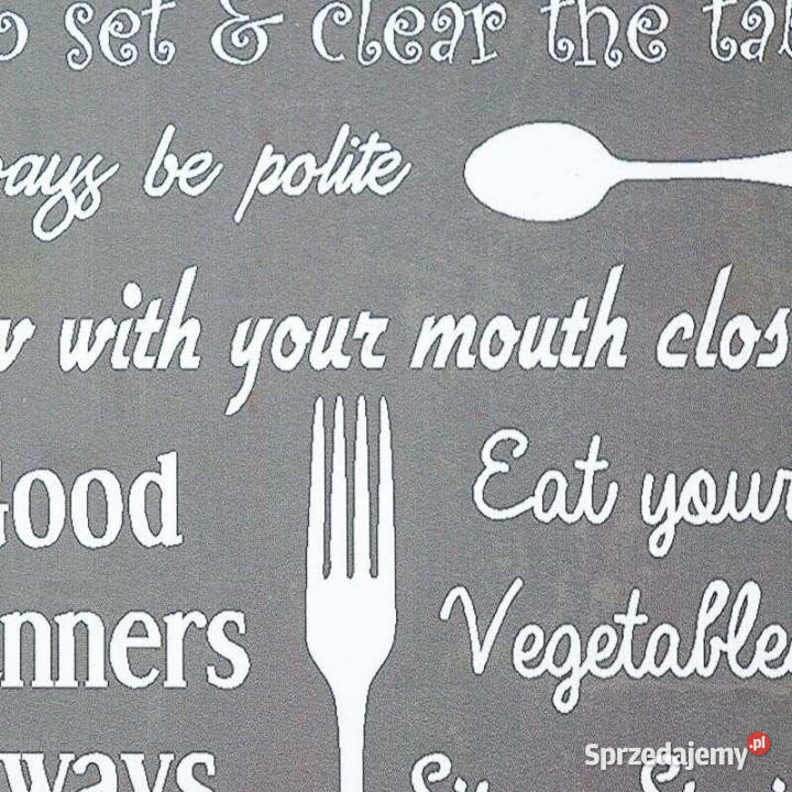 Tabliczka dekoracyjna metalowa KITCHEN RULES świętokrzyskie Chmielnik