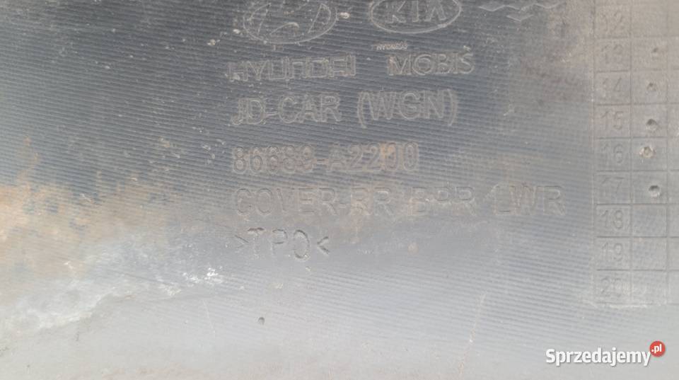 KIA CEED II 12 KOMBI SPOILER ZDERZAKA DOKŁADKA osobowe Ruda Śląska