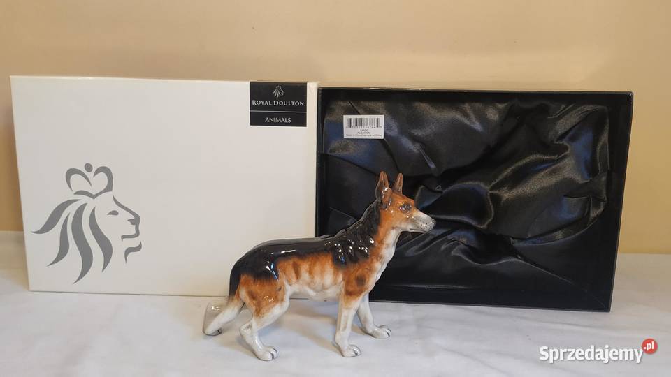 Figurka psa Alsatian Royal Doulton oryginalne Piła