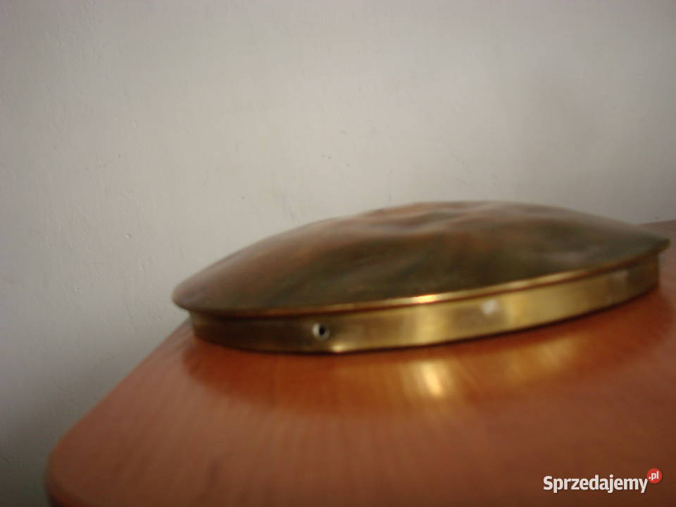 mosiężna wypukła pokrywa Pruszcz Gdański sprzedam