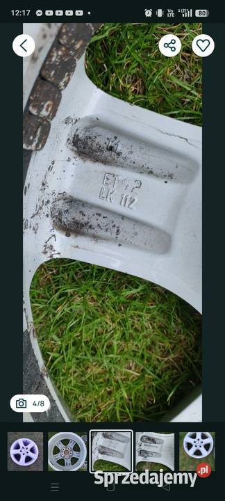 Alufelgi 5x112 Mercedes w211